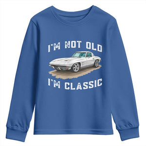 I'm Not Old I'm Classic Youth Sweatshirt Vintage 1963 Sports Car Retro Americana
