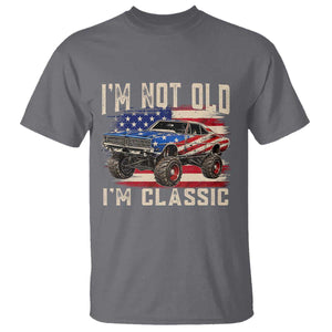 I'm Not Old I'm Classic T Shirt Vintage Car American Flag 4th of July