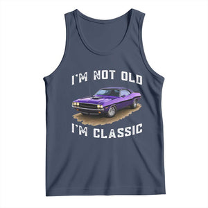 I'm Not Old I'm Classic Tank Top Vintage 1970 Purple Classic Muscle Car