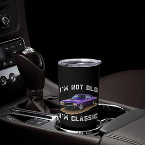 I'm Not Old I'm Classic Tumbler Cup Vintage 1970 Purple Classic Muscle Car