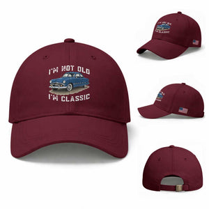 I'm Not Old I'm Classic Baseball Cap Vintage 1949 Classic American Coupe Car