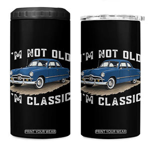 I'm Not Old I'm Classic 4 in 1 Can Cooler Tumbler Vintage 1949 Classic American Coupe Car