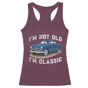 I'm Not Old I'm Classic Racerback Tank Top Vintage 1949 Classic American Coupe Car