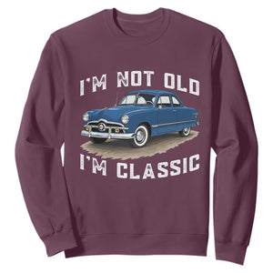 I'm Not Old I'm Classic Sweatshirt Vintage 1949 Classic American Coupe Car