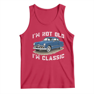 I'm Not Old I'm Classic Tank Top Vintage 1949 Classic American Coupe Car