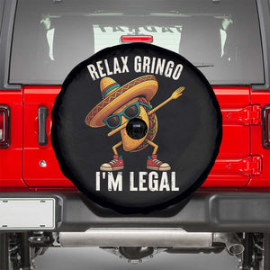 Relax Ringo I'm Legal Spare Tire Cover Funny Mexican Taco Lover TS14 Black Print Your Wear