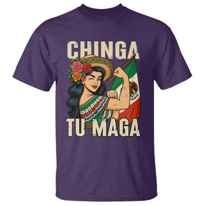 Chinga Tu Maga Protest T Shirt Funny Mexican Women TS14 Purple Print Your Wear