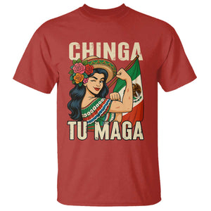 Chinga Tu Maga Protest T Shirt Funny Mexican Women TS14 Red Print Your Wear