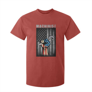 Machinist Patriotic US Flag T Shirt For Kid TS14 Red Print Your Wear