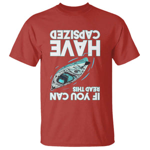 If You Can Read This I Have Capsized T Shirt Funny Boating TS14 Red Print Your Wear