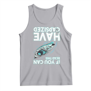 If You Can Read This I Have Capsized Tank Top Funny Boating TS14 Athletic Heather Print Your Wear