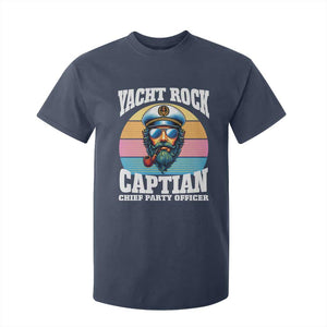 Yacht Rock Captain T Shirt For Kid Funny Boating Party Music TS14 Navy Print Your Wear