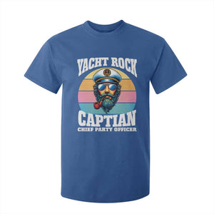 Yacht Rock Captain T Shirt For Kid Funny Boating Party Music TS14 Royal Blue Print Your Wear