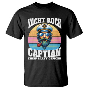 Yacht Rock Captain T Shirt Funny Boating Party Music TS14 Black Print Your Wear
