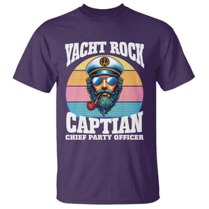 Yacht Rock Captain T Shirt Funny Boating Party Music TS14 Purple Print Your Wear