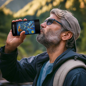 Wedigo Cryptid Christmas 4 in 1 Can Cooler Tumbler Native American Starry Night Xmas TS14 Print Your Wear