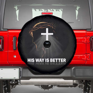 Jesus Christan Spare Tire Cover His Way Is Better TS14 Black Print Your Wear