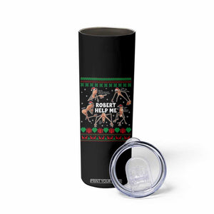 Marcus The Worm Christmas Meme Skinny Tumbler TS14 Print Your Wear