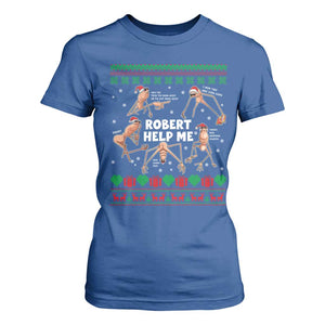 Marcus The Worm Robert Meme Christmas T Shirt For Women TS14 Royal Blue Print Your Wear