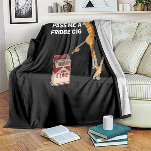 Marcus The Worm Christmas Meme Throw Blanket Pass Me A Fridge Cig TS14 Print Your Wear