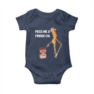 Marcus The Worm Christmas Meme Baby Onesie Pass Me A Fridge Cig TS14 Navy Print Your Wear