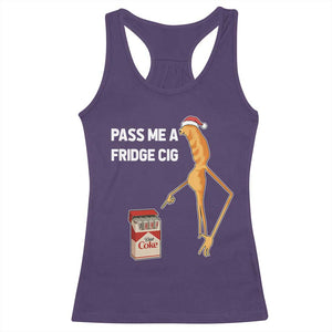 Marcus The Worm Christmas Meme Racerback Tank Top Pass Me A Fridge Cig TS14 Purple Print Your Wear