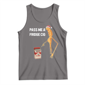 Marcus The Worm Christmas Meme Tank Top Pass Me A Fridge Cig TS14 Deep Heather Print Your Wear