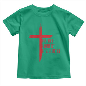 God Forbid A White Boy Get A Lil Motion Toddler T Shirt Funny Christian Quote Meme TS14 Irish Green Print Your Wear