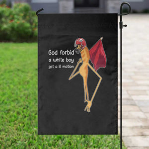 God Forbid A White Boy Get A Lil Motion Garden Flag Marcus The Worm Robert Meme Cosplay TS14 Print Your Wear