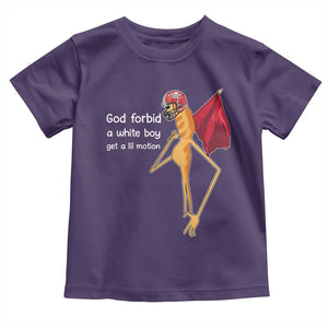 God Forbid A White Boy Get A Lil Motion Toddler T Shirt Marcus The Worm Robert Meme Cosplay TS14 Purple Print Your Wear