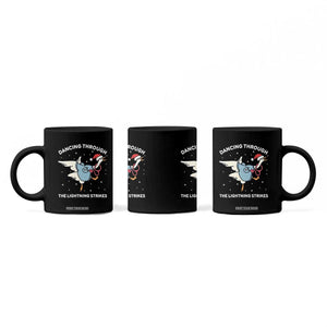 Christmas Goose Nurse Coffee Mug Dancing Through The Lightning Strikes - Print Your Wear