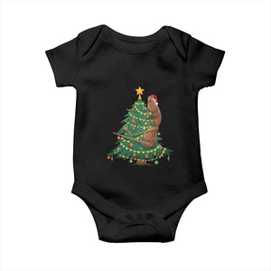 Marcus The Worm Meme Funny Christmas Baby Onesie TS14 Black Print Your Wear