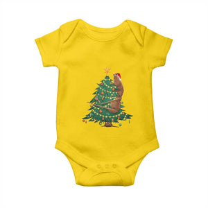 Marcus The Worm Meme Funny Christmas Baby Onesie TS14 Daisy Print Your Wear
