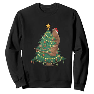 Marcus The Worm Meme Funny Christmas Sweatshirt TS14 Black Print Your Wear