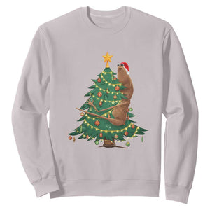 Marcus The Worm Meme Funny Christmas Sweatshirt TS14 Ice Gray Print Your Wear