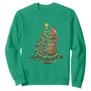 Marcus The Worm Meme Funny Christmas Sweatshirt TS14 Irish Green Print Your Wear