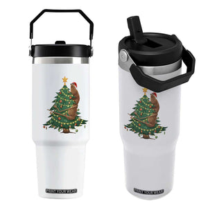 Marcus The Worm Meme Funny Christmas Flip Straw Tumbler TS14 One Size: 30 oz White Print Your Wear