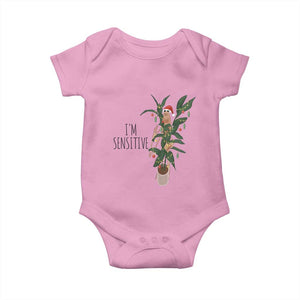 Marcus The Worm Christmas Meme Baby Onesie I Am Sensitive TS14 Light Pink Print Your Wear