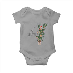 Marcus The Worm Christmas Meme Baby Onesie I Am Sensitive TS14 Sport Gray Print Your Wear
