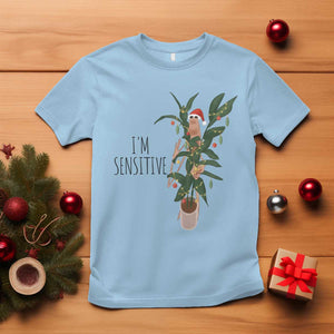 Marcus The Worm Christmas Meme T Shirt I Am Sensitive TS14 Light Blue Print Your Wear