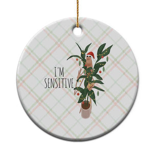 Marcus The Worm Christmas Meme Ceramic Ornament I Am Sensitive TS14 1pc Christmas Plaid Print Your Wear