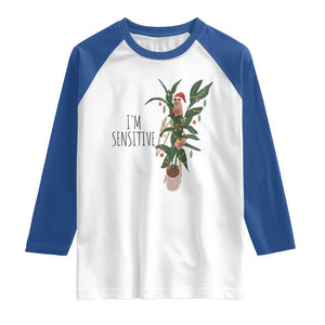 Marcus The Worm Christmas Meme Raglan Shirt I Am Sensitive TS14 White Royal Print Your Wear