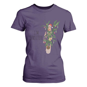 Marcus The Worm Christmas Meme T Shirt For Women I Am Sensitive TS14 Purple Print Your Wear