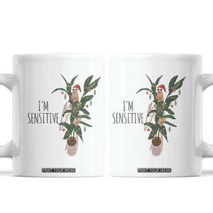 Marcus The Worm Christmas Meme Coffee Mug I Am Sensitive TS14 White Print Your Wear
