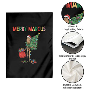 Marcus The Worm Christmas Meme Garden Flag TS14 Print Your Wear