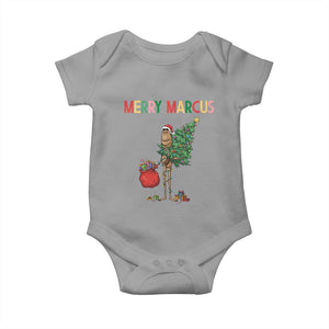 Marcus The Worm Christmas Meme Baby Onesie TS14 Sport Gray Print Your Wear