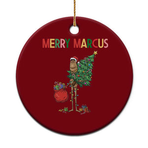 Marcus The Worm Christmas Meme Ceramic Ornament TS14 1pc Red Print Your Wear