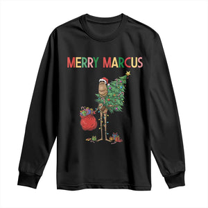 Marcus The Worm Christmas Meme Long Sleeve Shirt TS14 Black Print Your Wear
