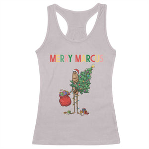Marcus The Worm Christmas Meme Racerback Tank Top TS14 Ice Gray Print Your Wear