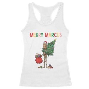 Marcus The Worm Christmas Meme Racerback Tank Top TS14 White Print Your Wear